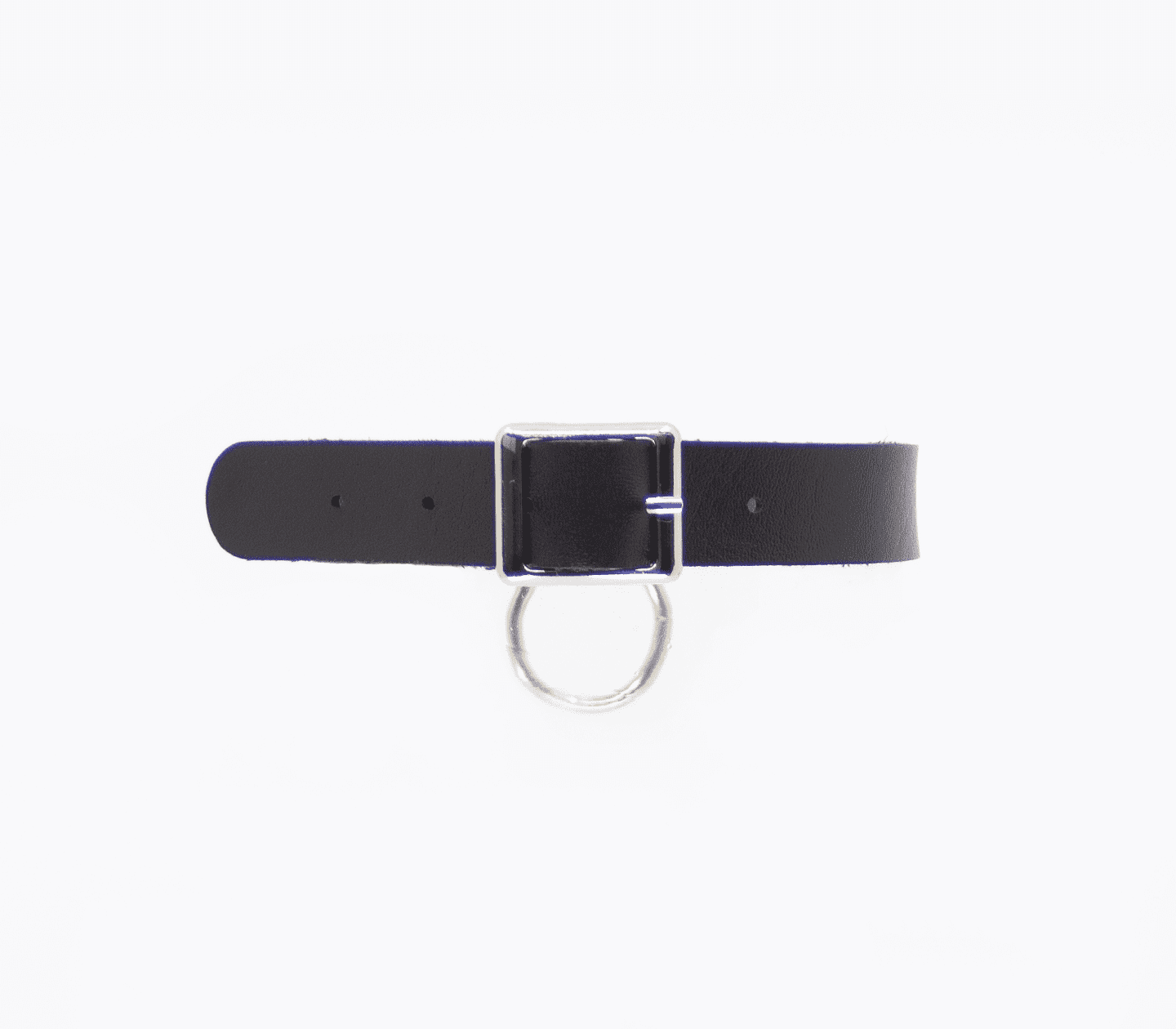 Love In Leather Centre Ring Faux Leather Choker Collars and Leads