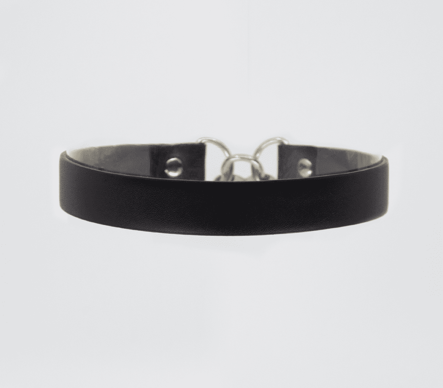 Love In Leather Heart Padlock Faux Leather Choker Collars and Leads