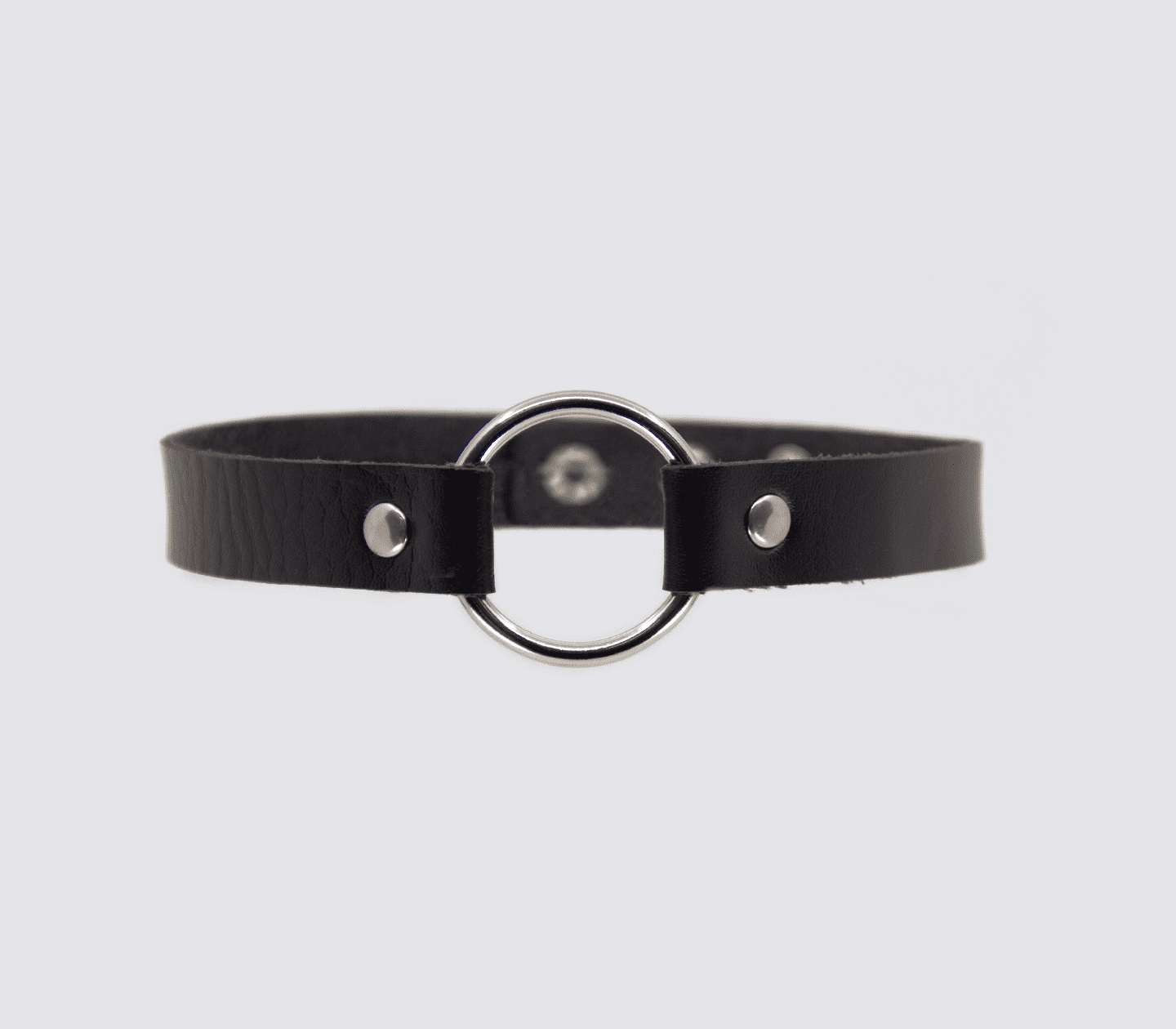 Love In Leather O-Ring Faux Leather BDSM Choker Collars and Leads