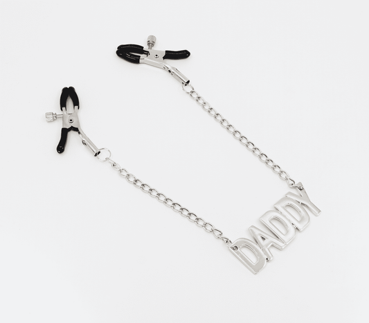 Love In Leather DADDY Written Nipple Clamps Default Title Nipple and Clit Clamps