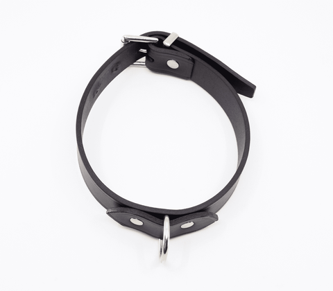 Love In Leather Unlined Italian Leather BDSM Collar - Collars and Leads