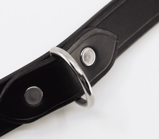 Love In Leather Unlined Italian Leather BDSM Collar - Collars and Leads