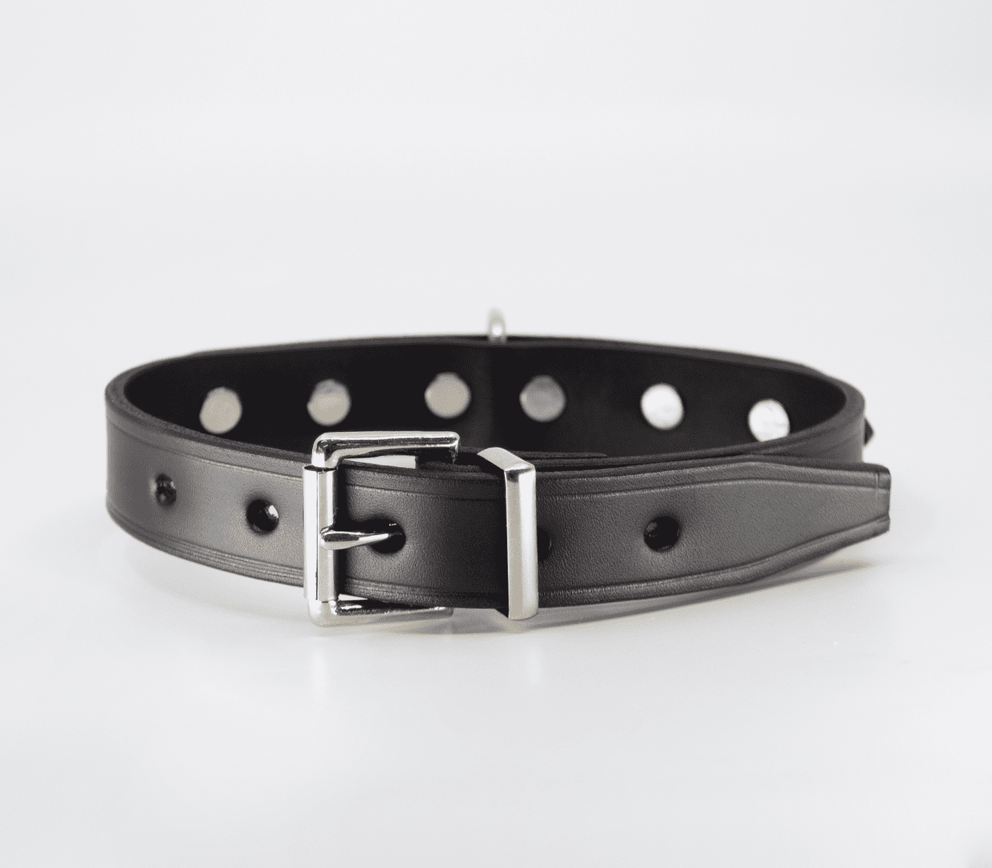 Love In Leather BDSM Collar With Short Dog Spikes Collars and Leads