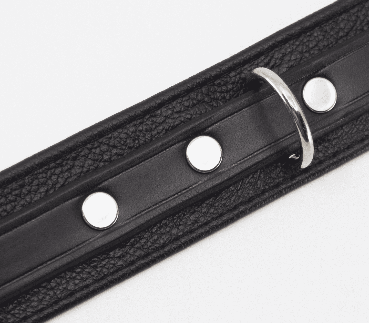Love In Leather Flat & Grained Italian Leather Collar Collars and Leads