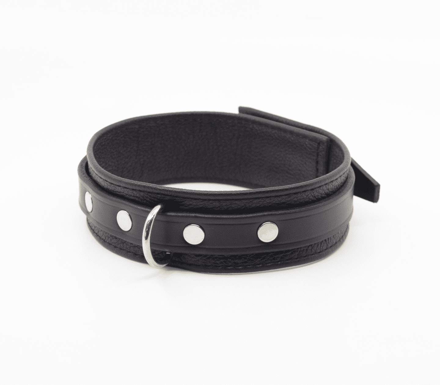 Love In Leather Flat & Grained Italian Leather Collar Collars and Leads