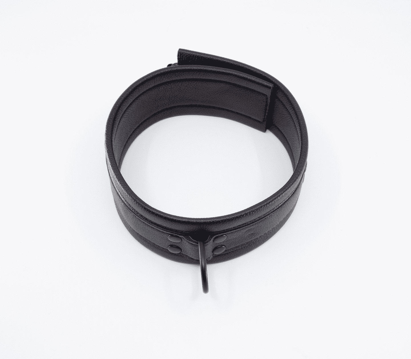 Love In Leather Faux Leather Collar & Lead Set Black Collars and Leads