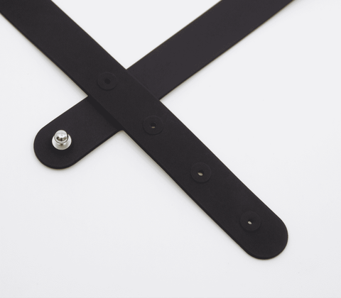 Love In Leather BDSM Play Silicone SLUT Collar - Collars and Leads