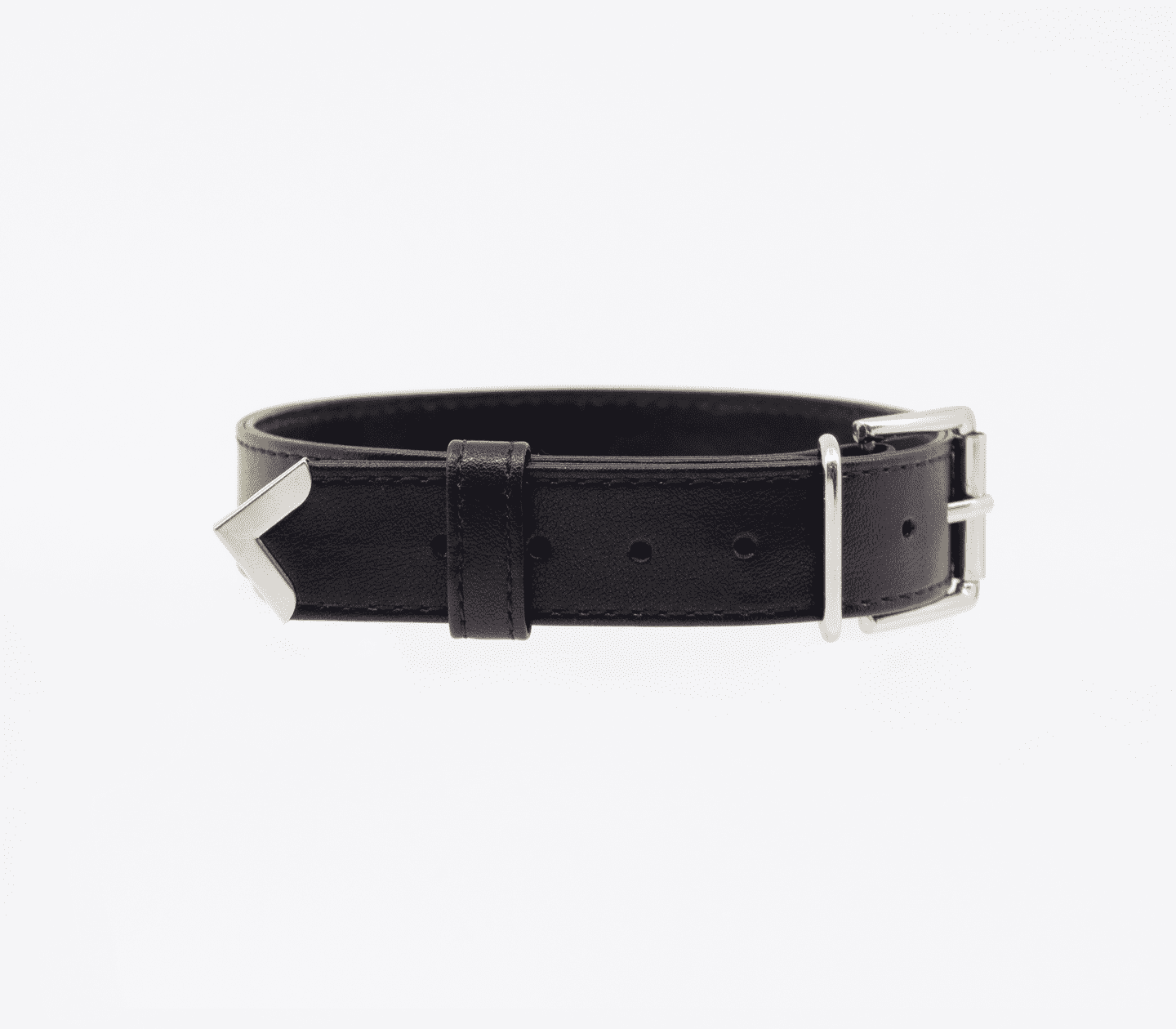 Love In Leather Tipped Bondage Collar & Lead Set Collars and Leads