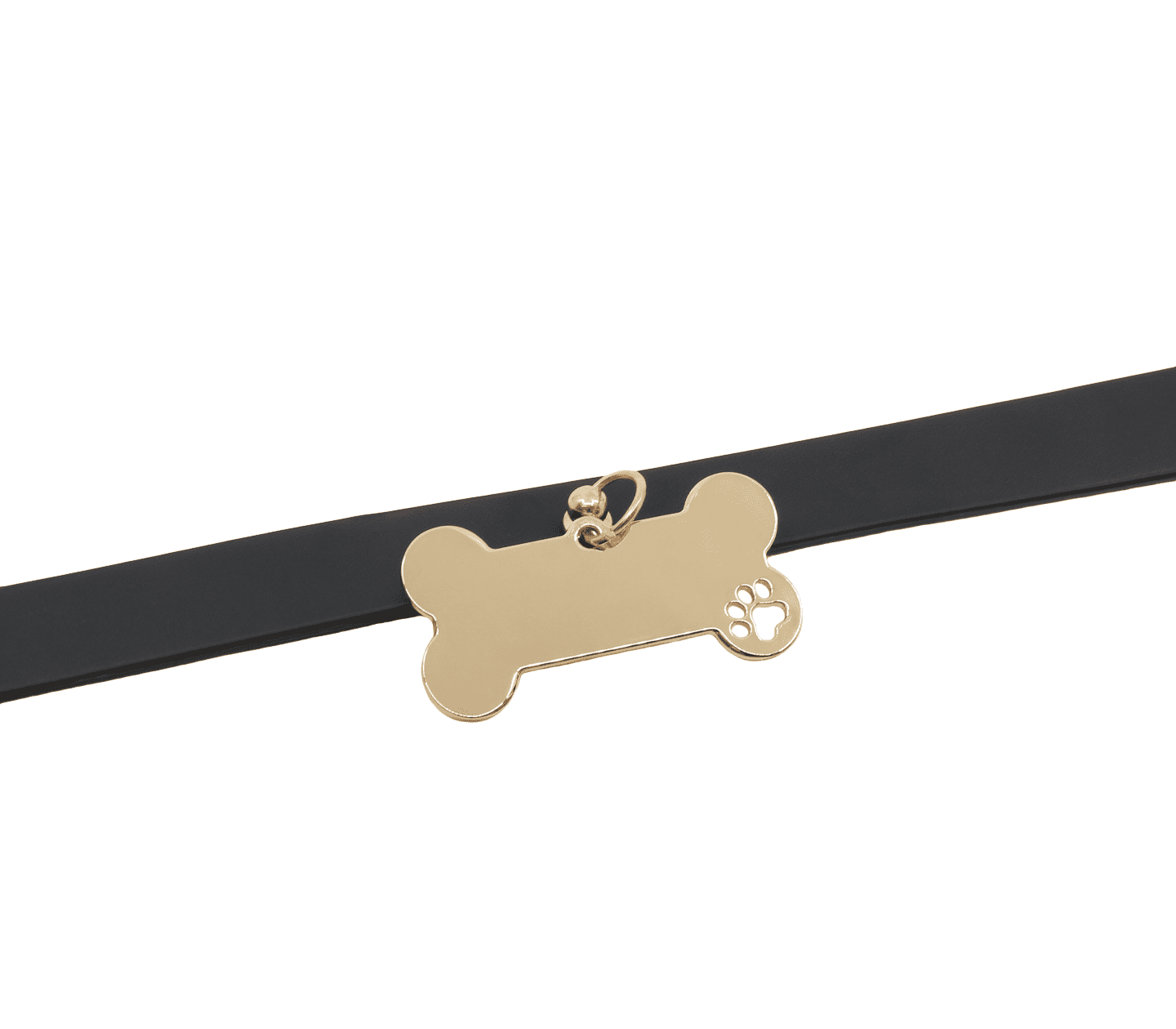 Love In Leather Engravable Bone Bondage Collar Collars and Leads
