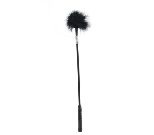 Love In Leather Black Diamante Feather Tickler Default Title Ticklers