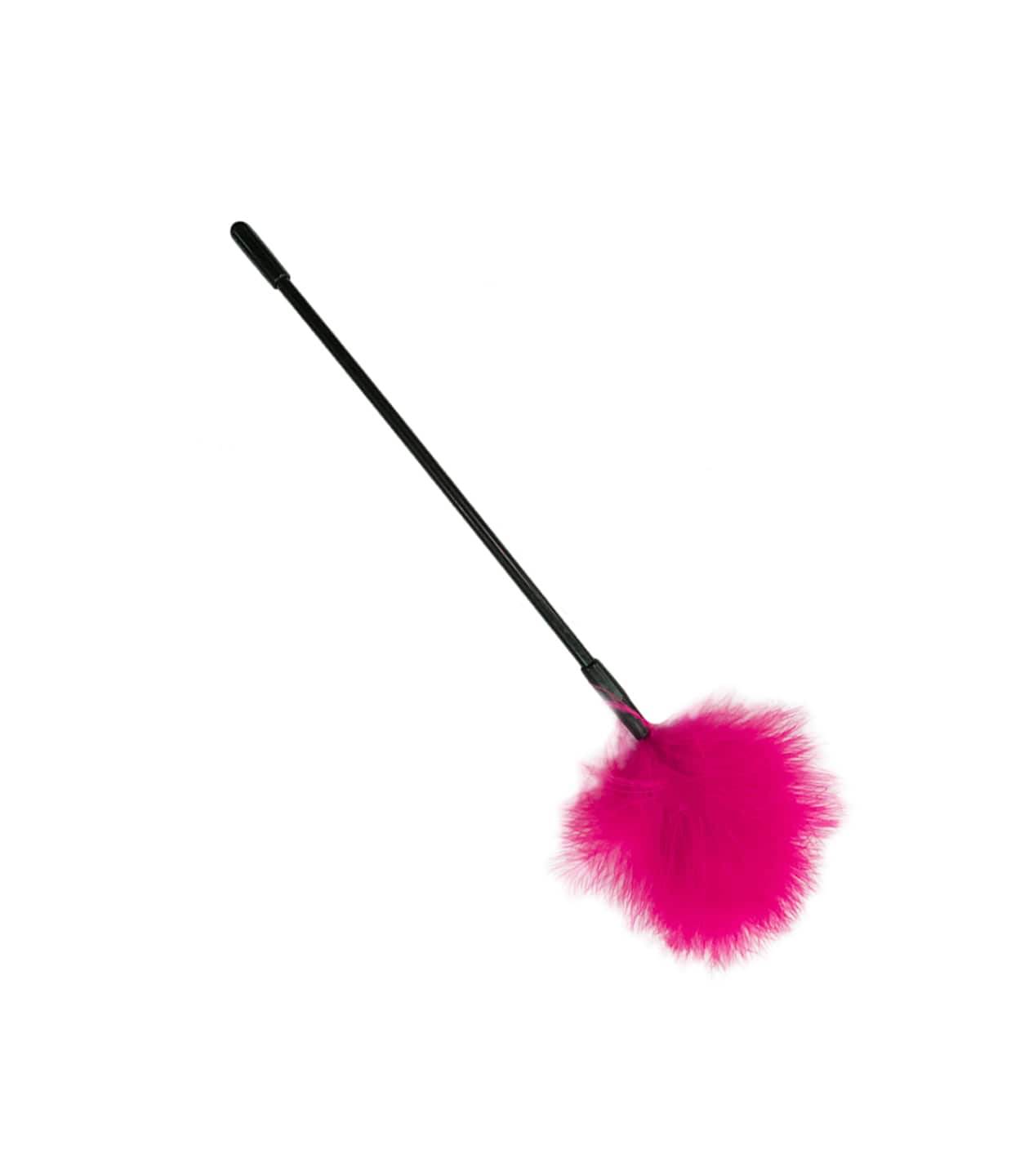 Love In Leather Small Fluffy Feather Tickler Hot Pink Ticklers