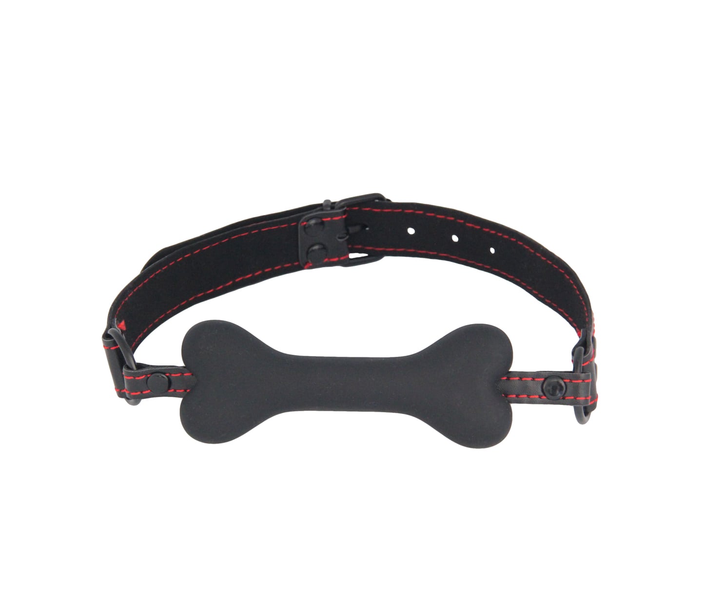 Love In Leather Solid Silicone BDSM Play Bone Gag Default Title Bondage Gags and Bits