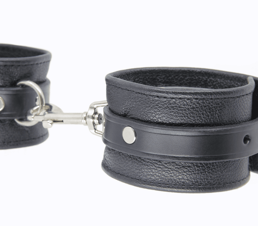Love In Leather Soft Grained Leather Wrist Cuffs - Cuffs And Restraints
