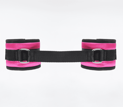 Love In Leather Bright and Soft Satin Wrist Cuffs - Cuffs And Restraints