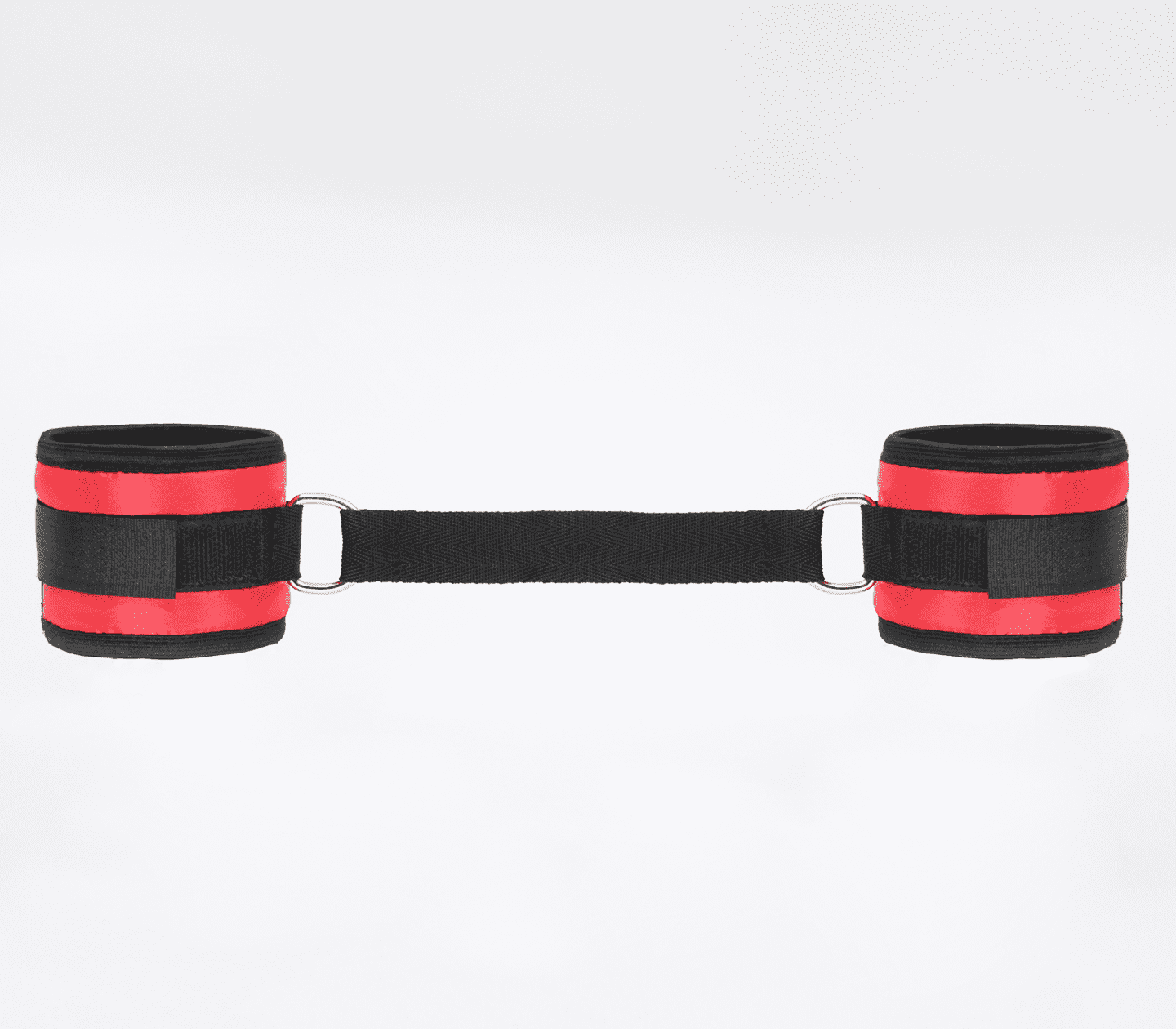 Love In Leather Bright and Soft Satin Wrist Cuffs Cuffs And Restraints