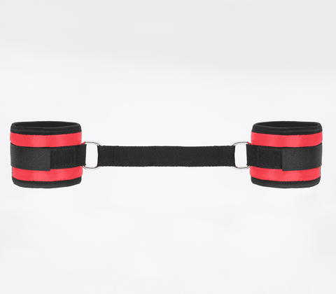 Love In Leather Bright and Soft Satin Wrist Cuffs - Cuffs And Restraints