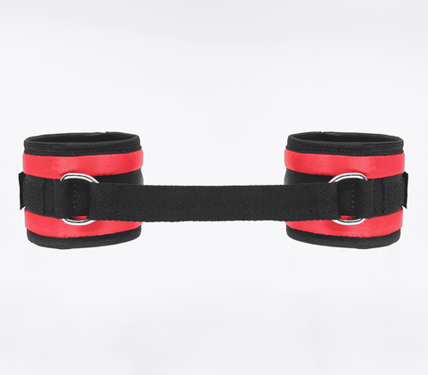Love In Leather Bright and Soft Satin Wrist Cuffs - Cuffs And Restraints