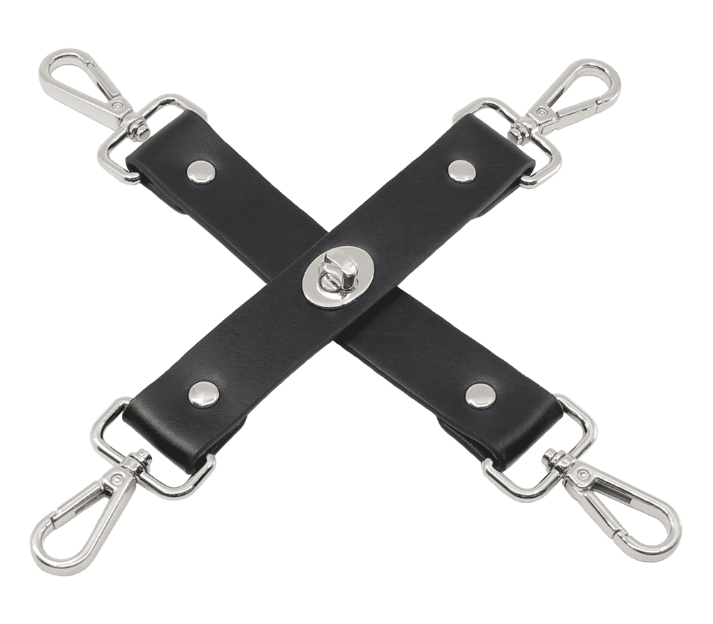 Love In Leather Bondage Play Hogtie Piece Cuffs And Restraints