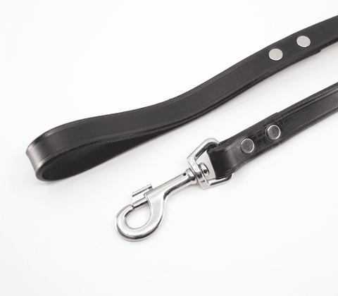 Love In Leather Classic Long Leather Bondage Lead - Collars and Leads