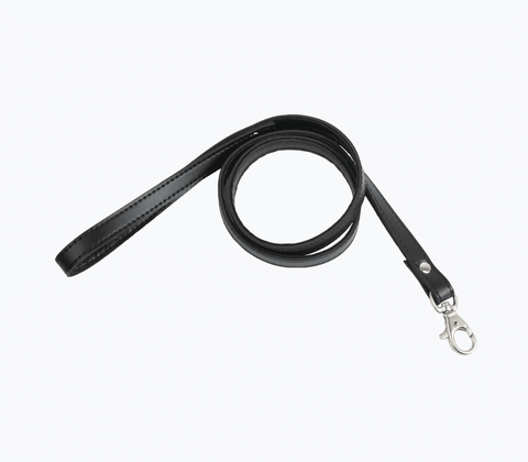 Love In Leather Long Faux Leather Bondage Lead - Collars and Leads