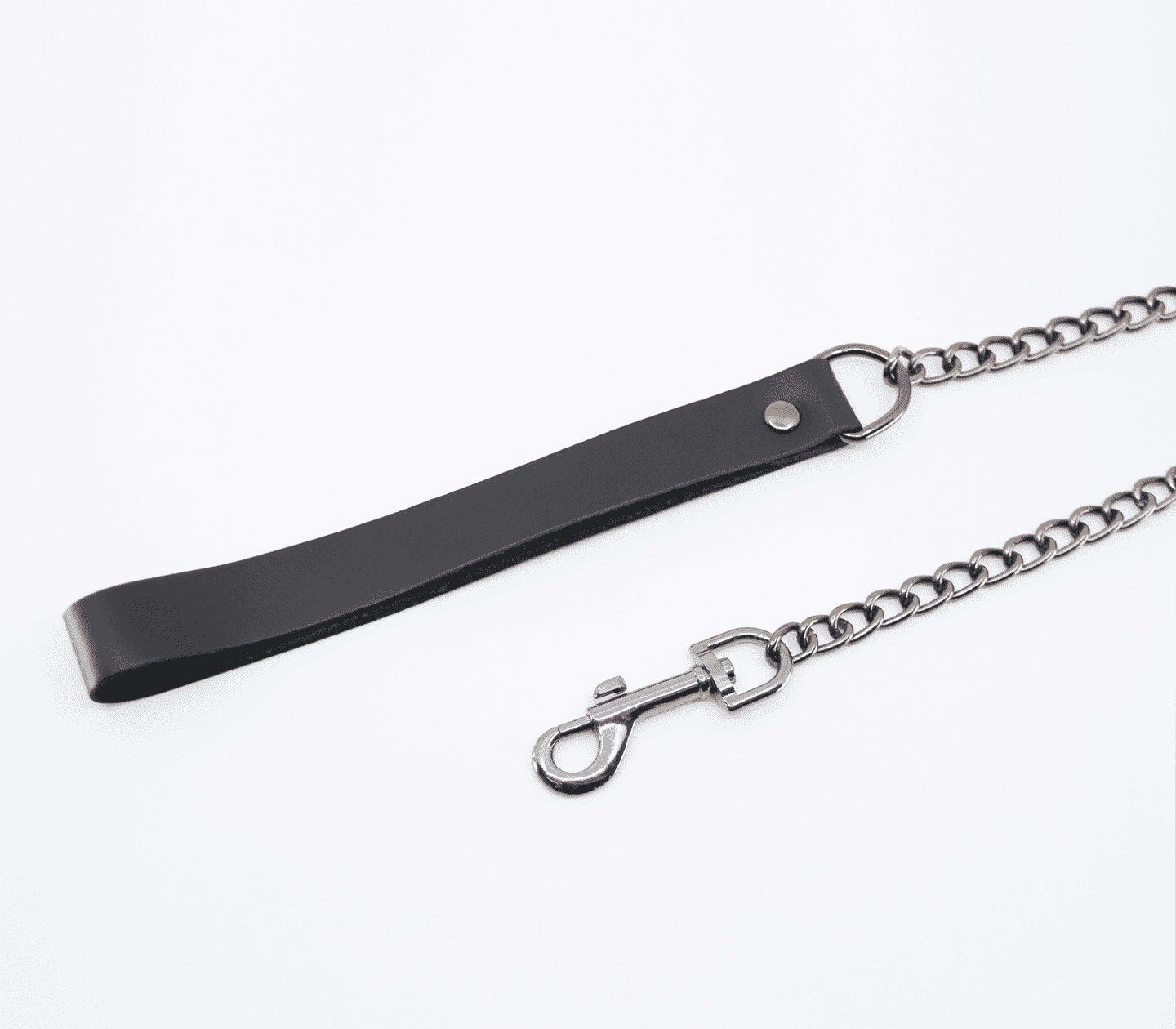 Love In Leather BDSM Chain Lead With Coloured Hardware Collars and Leads
