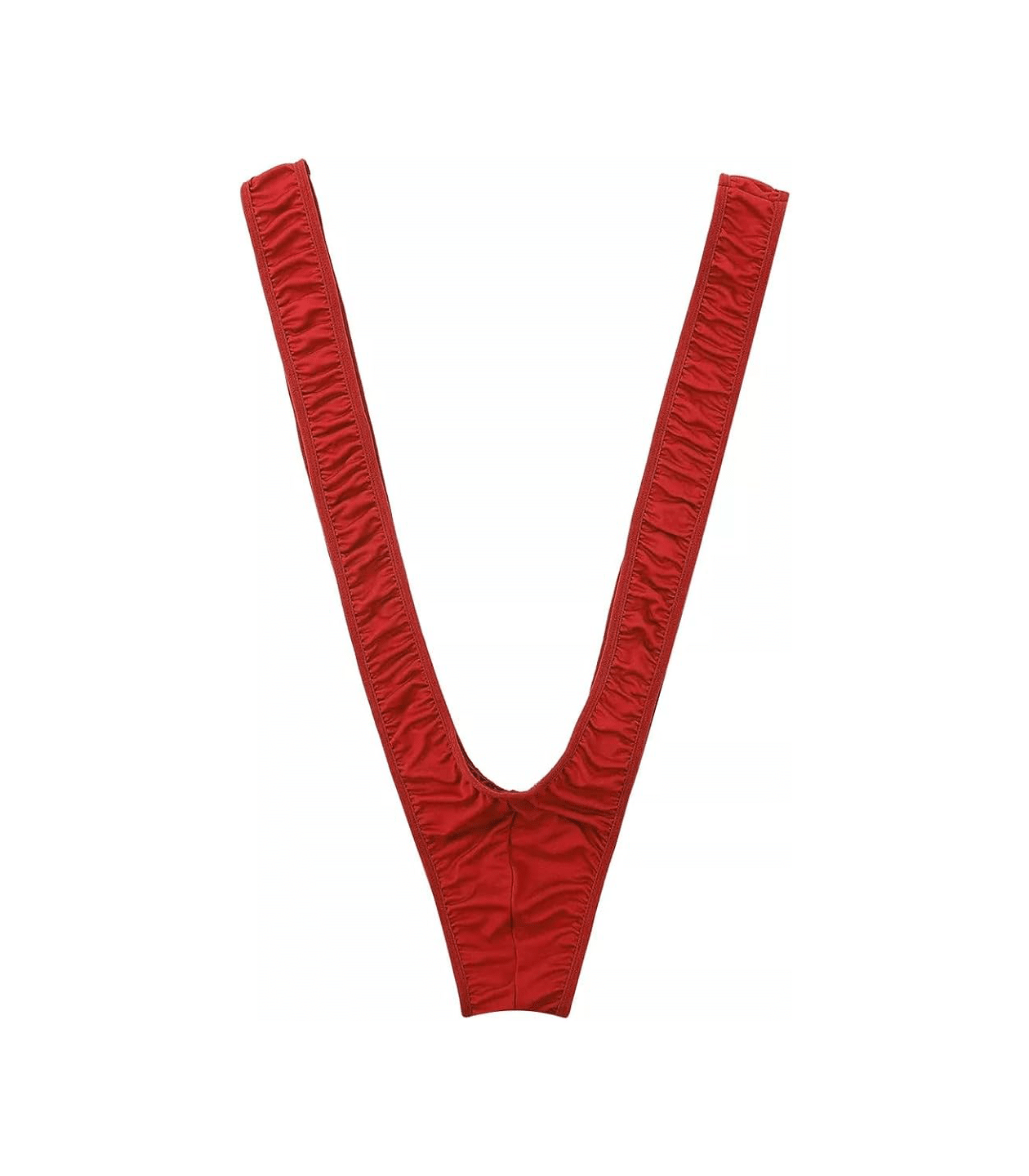 Love In Leather Sexy Spandex Mens Mankini Red His Fetish