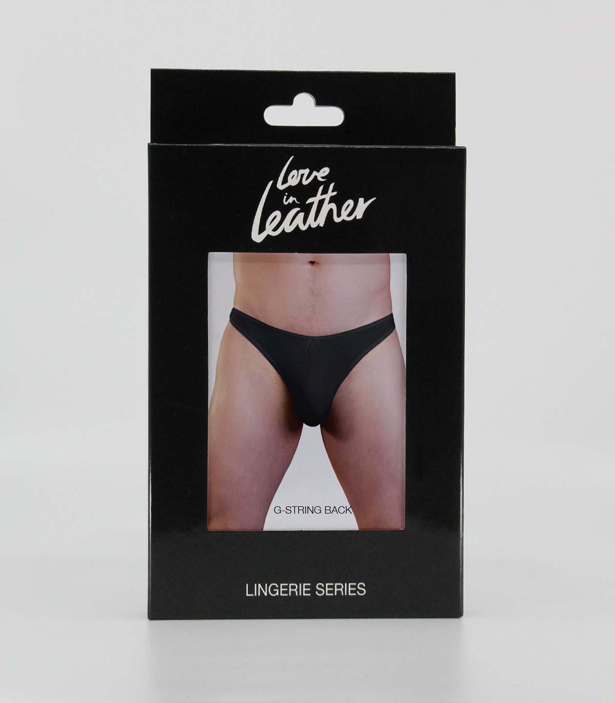 Love In Leather Plain Mens Lycra G-String S/M Jocks and G-Strings