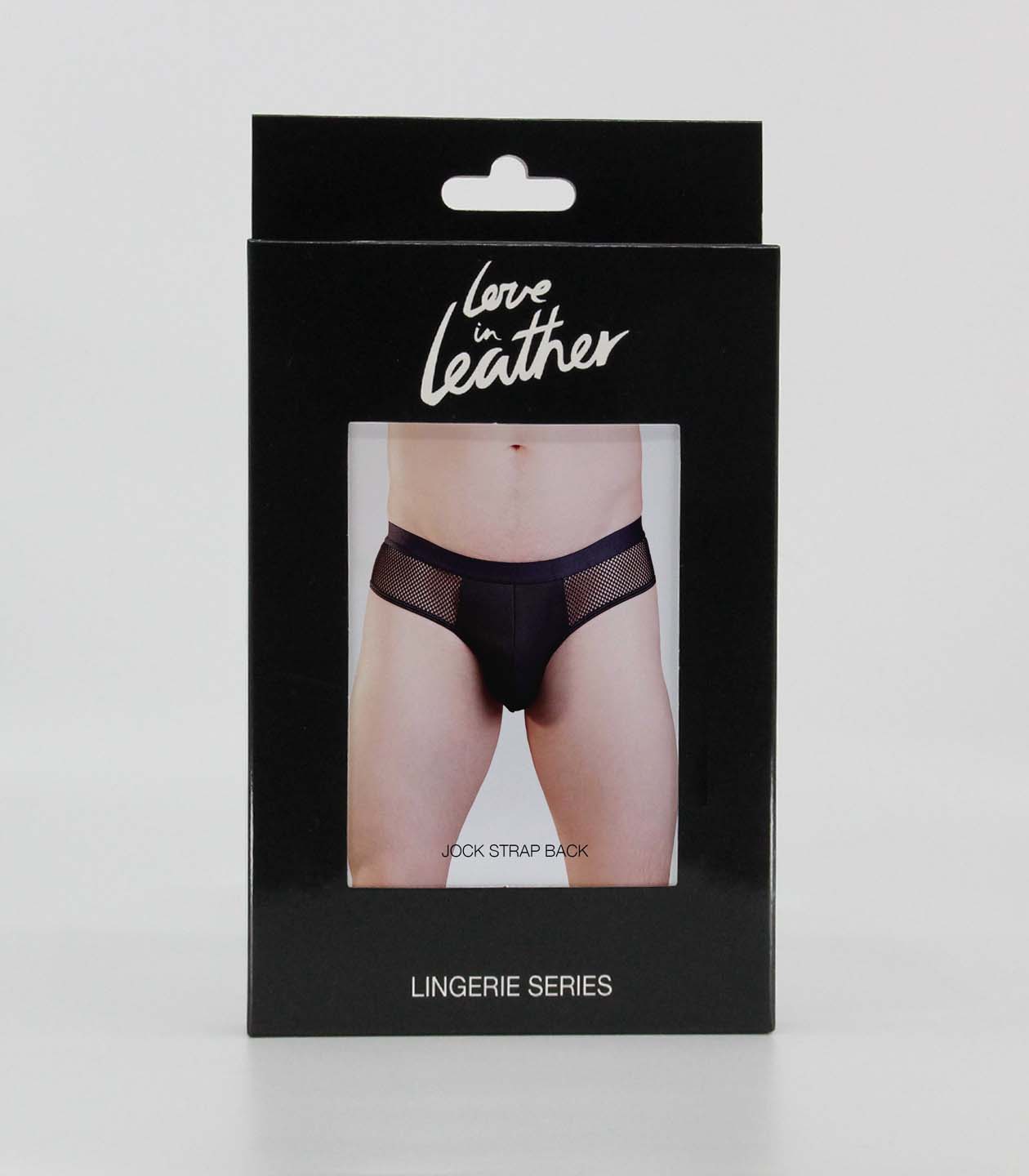 Love In Leather Mens Mesh Bumless Sexy Underwear Jocks and G-Strings