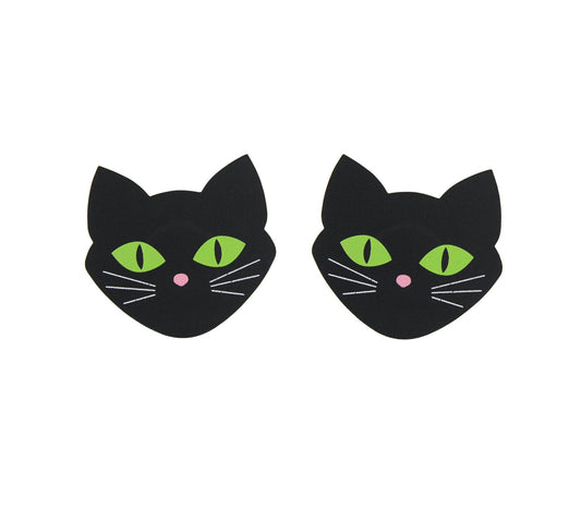 Love In Leather Cat Shape Womens Nipple Pasties Default Title Breast and Nipple Toys