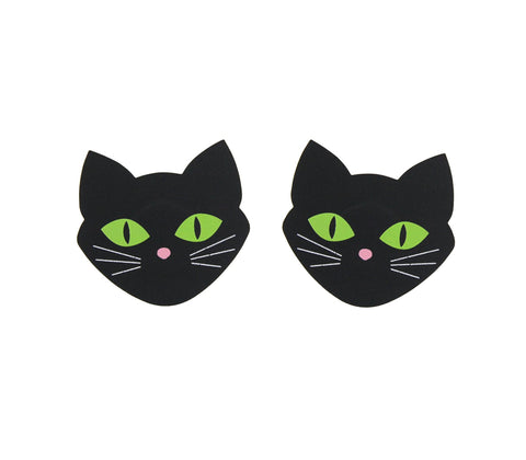 Love In Leather Cat Shape Womens Nipple Pasties - Breast and Nipple Toys