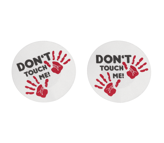 Love In Leather Dont Touch Me Nipple Pasties Default Title Breast and Nipple Toys