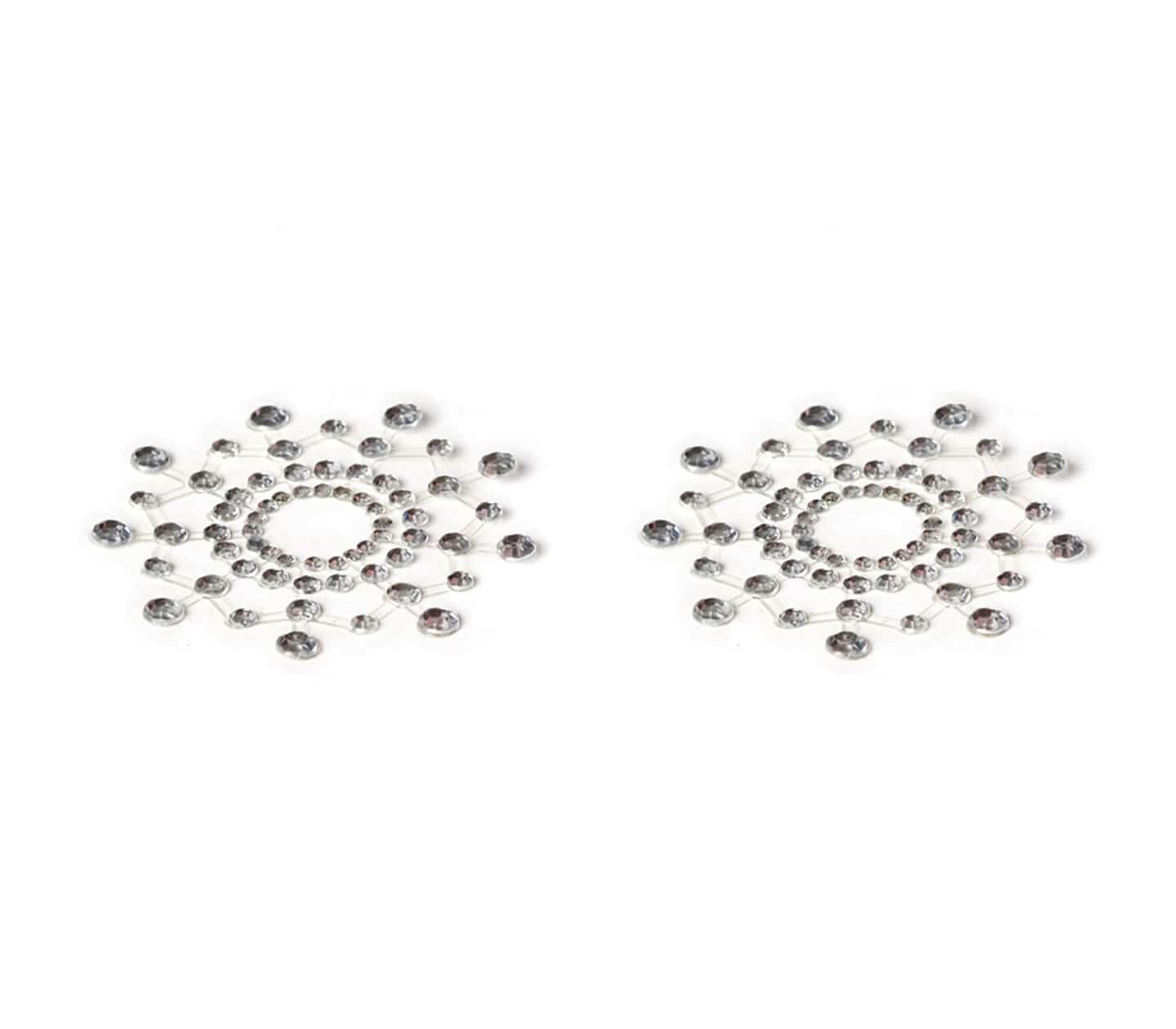 Love In Leather Rhinestone Tease Nipple Pasties Breast and Nipple Toys