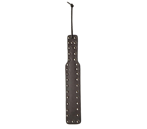 Love In Leather BDSM Play Studded Leather Paddle - Paddles And Slappers