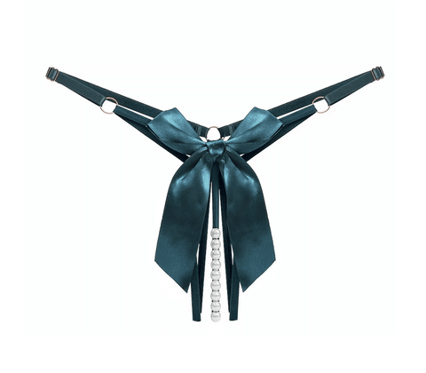 Love In Leather Mens Crotchless Pearl Panties - Mens Briefs And Boxers