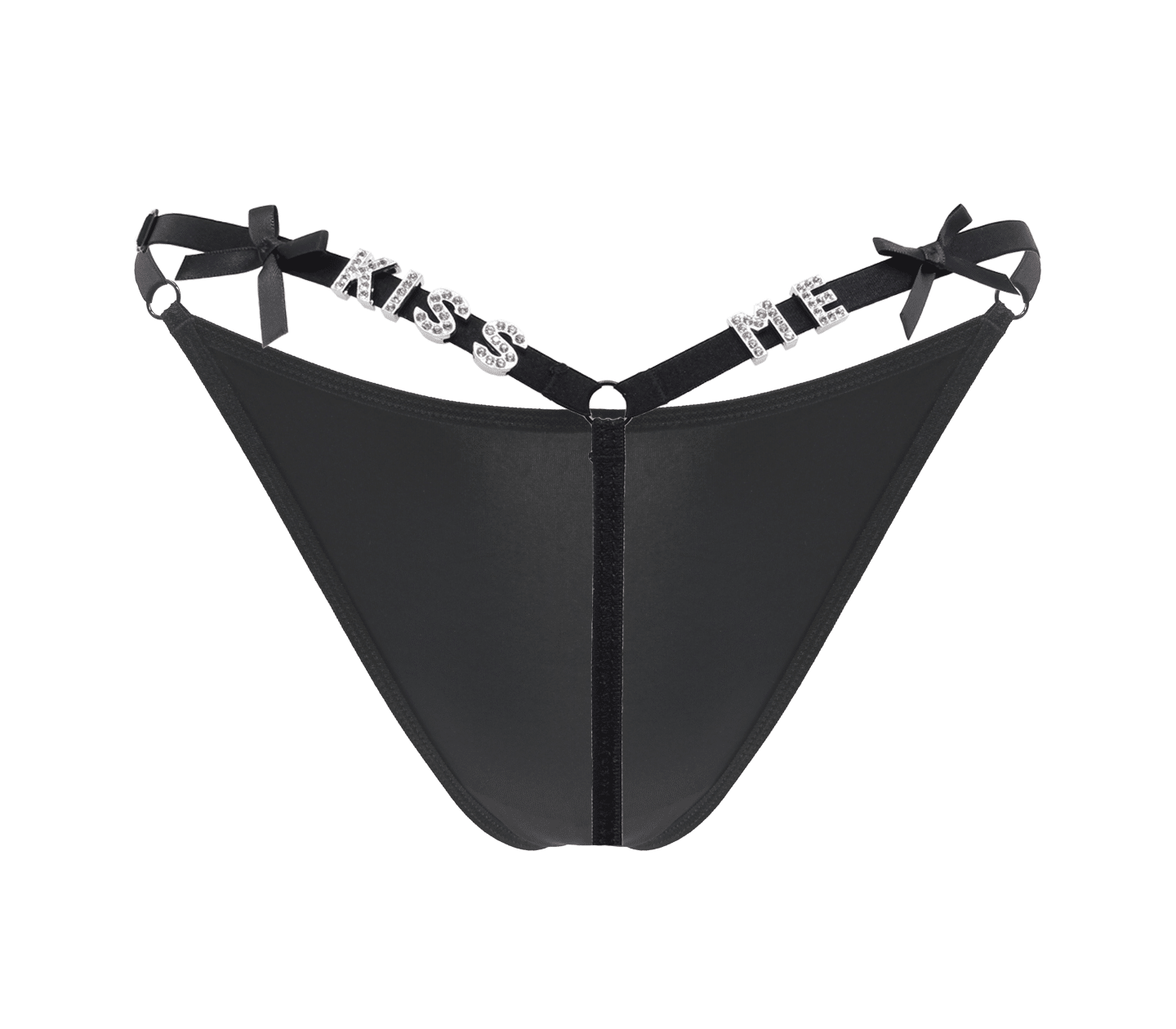 Love In Leather Kiss Me Printed Sexy G String Panty - G-Strings, Panties and Shorts