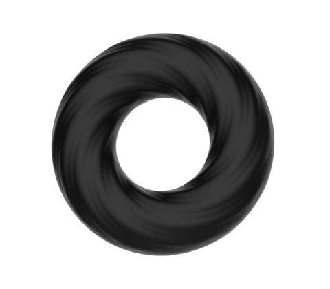 Love In Leather Silicone Fat Boy Stretchy Cock Ring - Stretchy Cock Rings