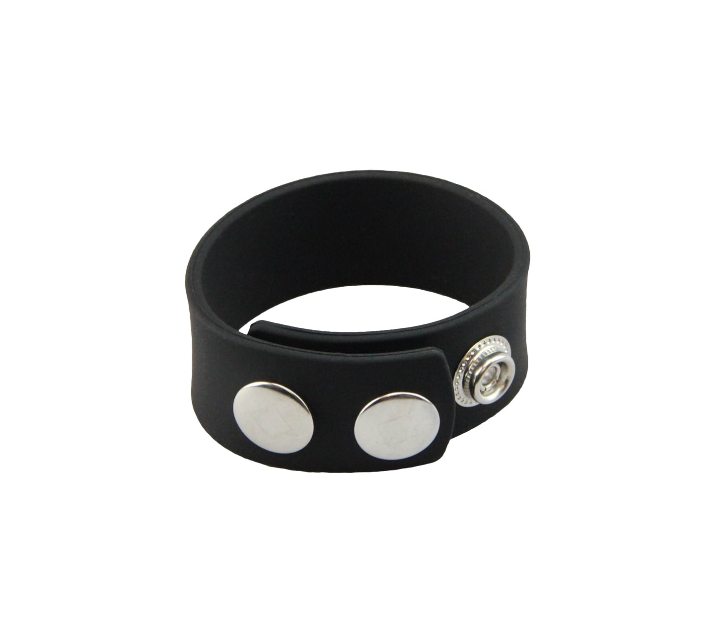 Love In Leather Adjustable Mens Silicone Cock Band Stretchy Cock Rings