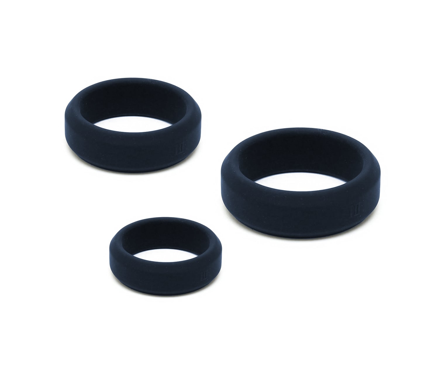 Love In Leather Bevelled Fat Boy Cock Ring 3 Pack Default Title Cock Ring Sets