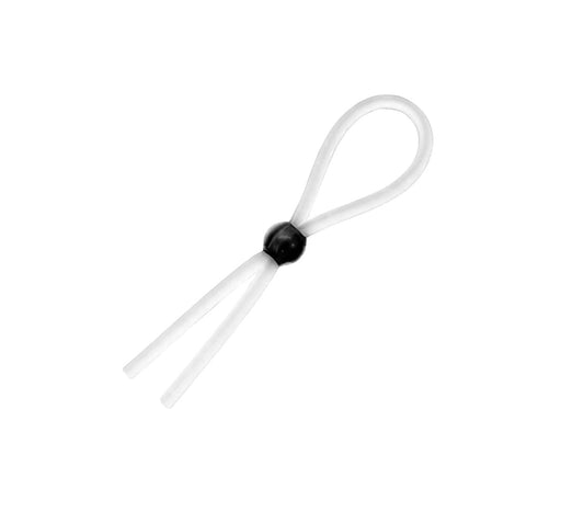 Love In Leather Adjustable Lasso Male Cock Ring - Cock Rings