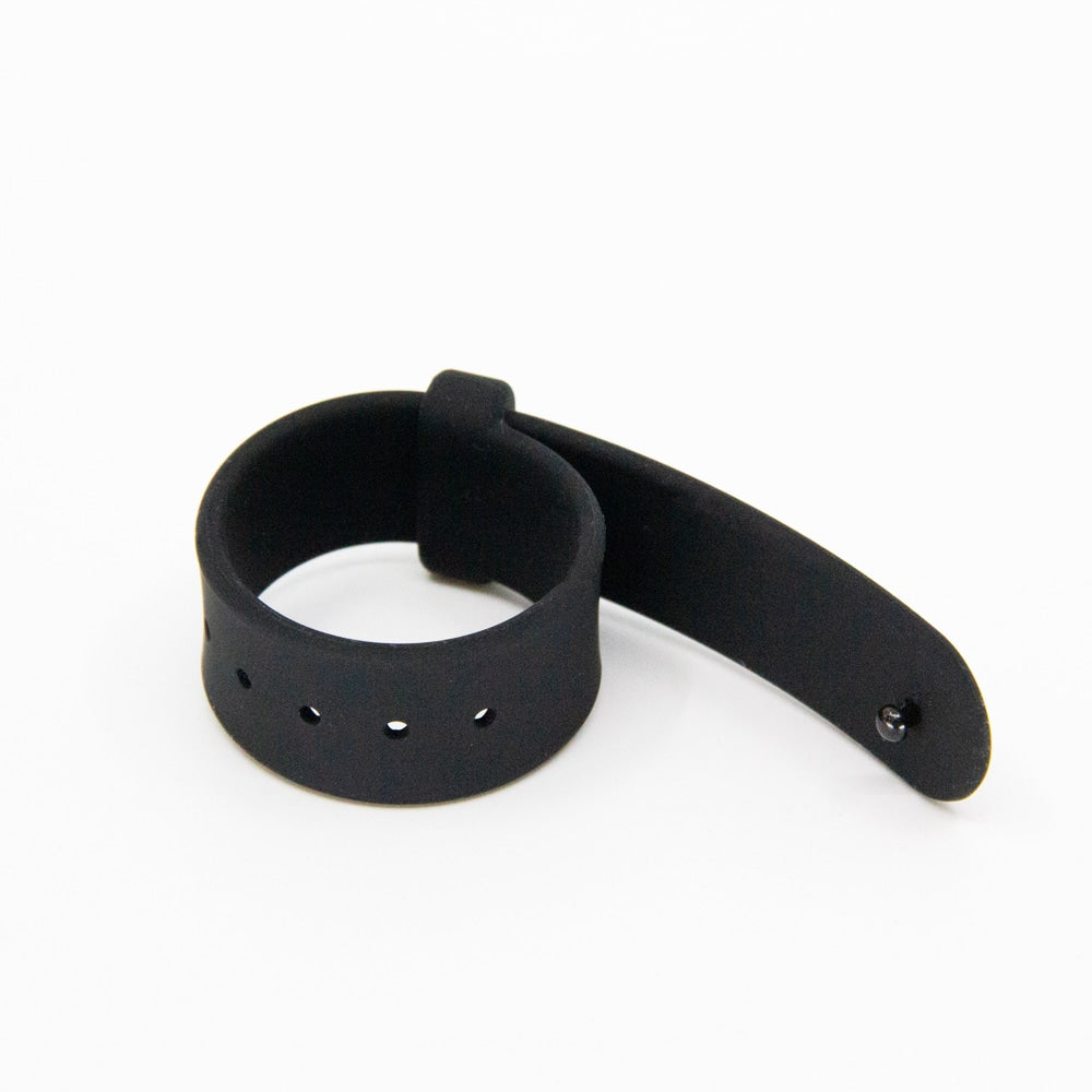 Love In Leather Adjustable Silicone Cock Bang Cock Rings
