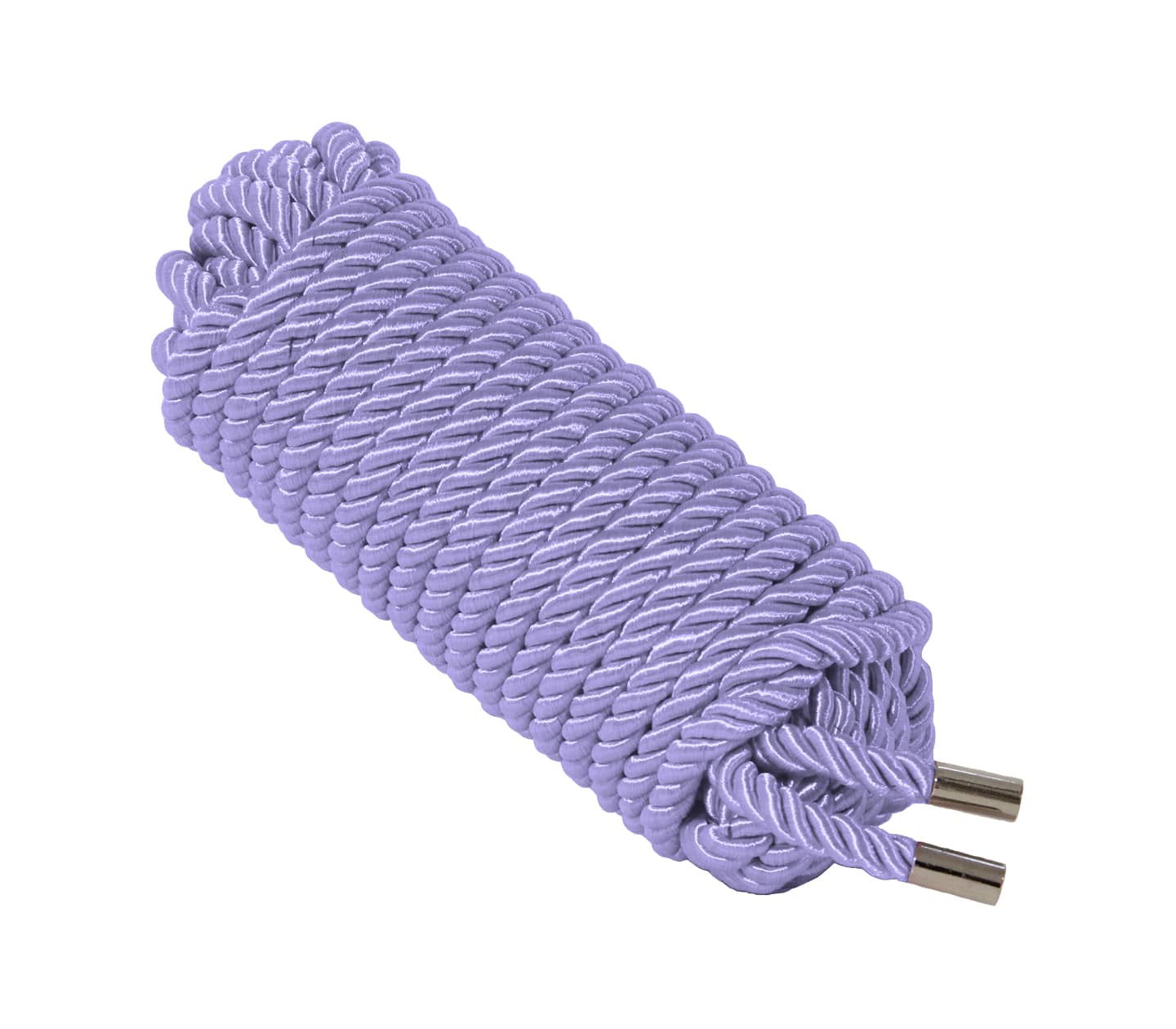 Love In Leather 10m Silky Bondage Play Rope Lilac Cuffs And Restraints