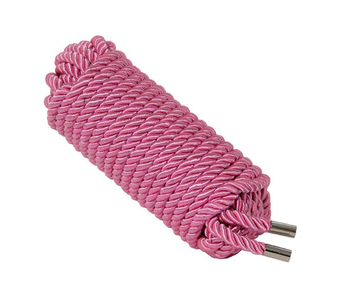 Love In Leather Silky Bondage Play Rope 10m - Cuffs And Restraints