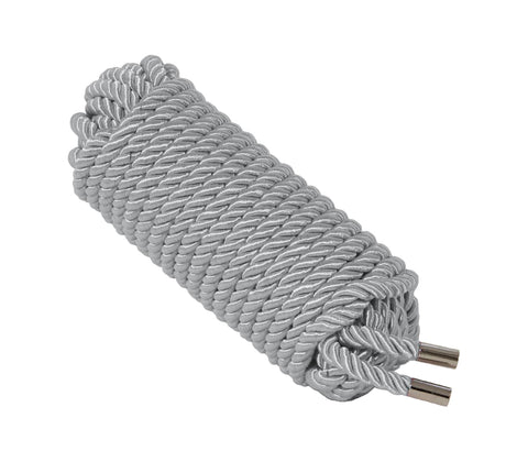 Love In Leather Silky Bondage Play Rope 10m - Cuffs And Restraints