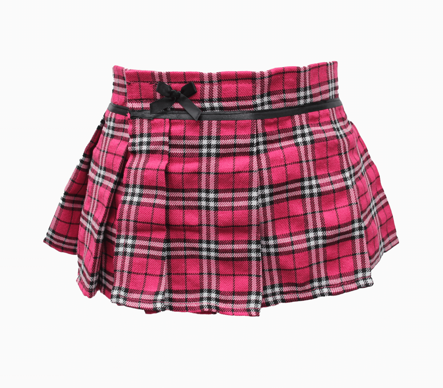 Love In Leather Tartan Wrap Sexy Skirt Pink Small Skirts And Club Wear
