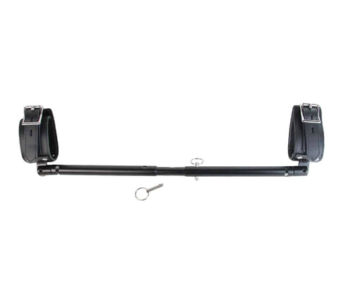 Love In Leather Adjustable Spreader Bar with Cuffs - Spreaders and Hangers