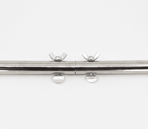 Love In Leather Silver Adjustable Spreader Bar - Spreaders and Hangers