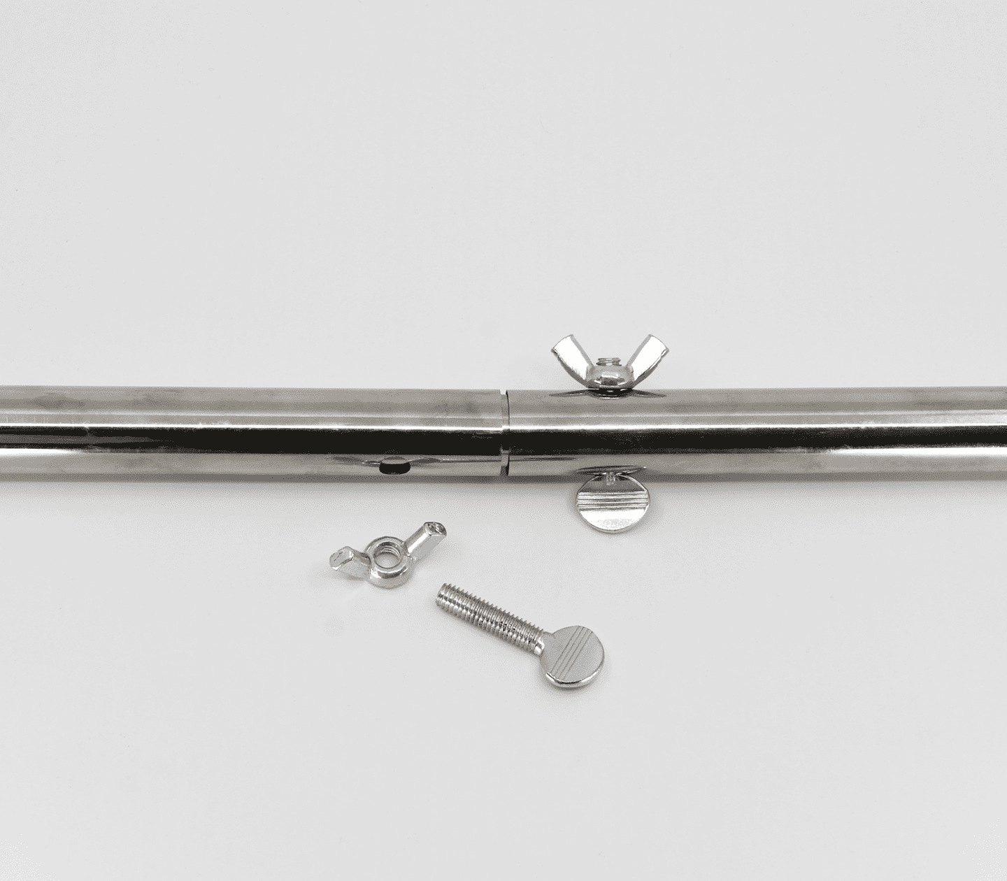 Love In Leather Silver Adjustable Spreader Bar Spreaders and Hangers