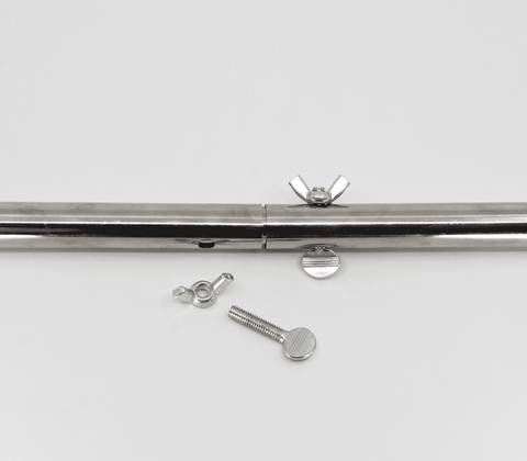 Love In Leather Silver Adjustable Spreader Bar - Spreaders and Hangers