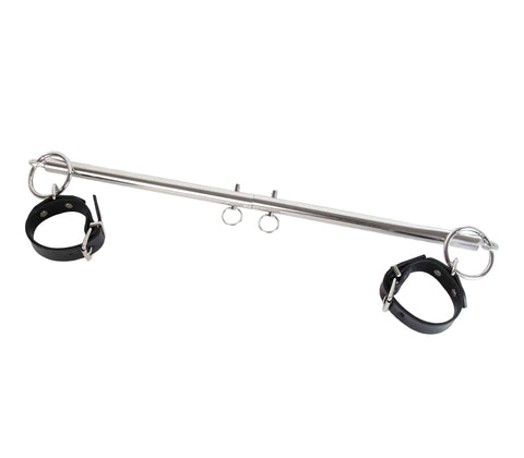 Love In Leather Silver Adjustable Spreader Bar - Spreaders and Hangers