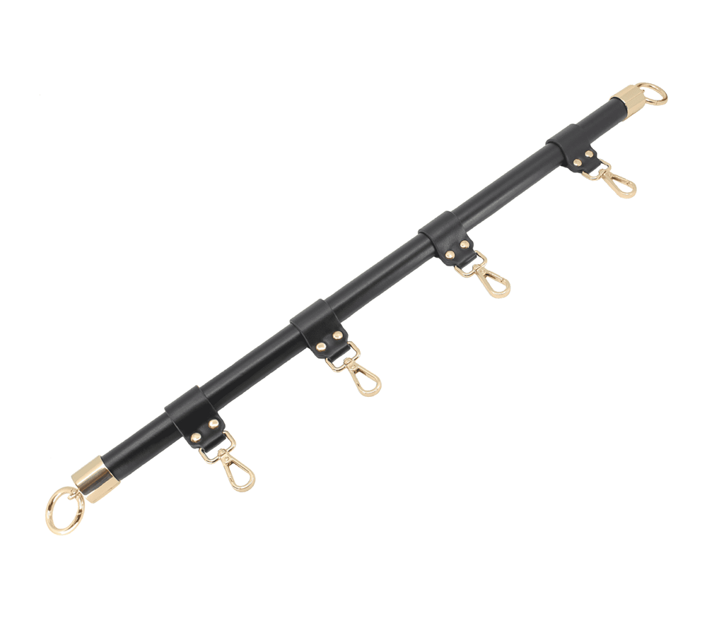 Love In Leather Faux Leather BDSM Bar Shackle Spreaders and Hangers
